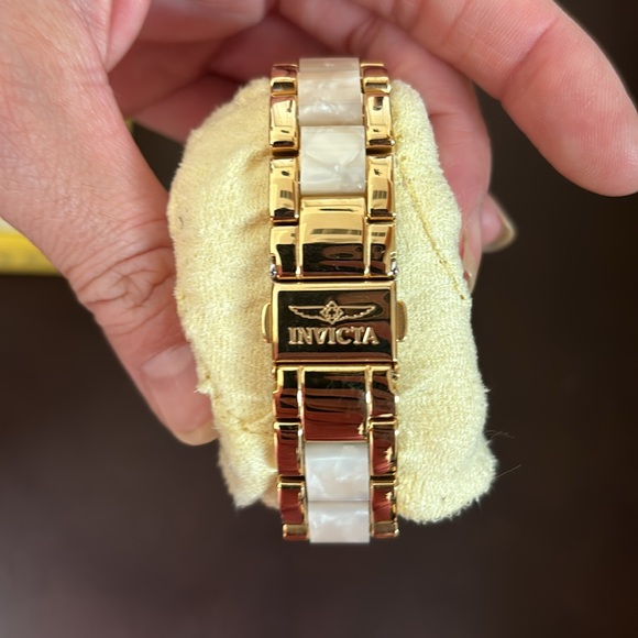 Invicta Angel Multi-Function Gold Crystal Dial Watch 20511 - Picture 4 of 12